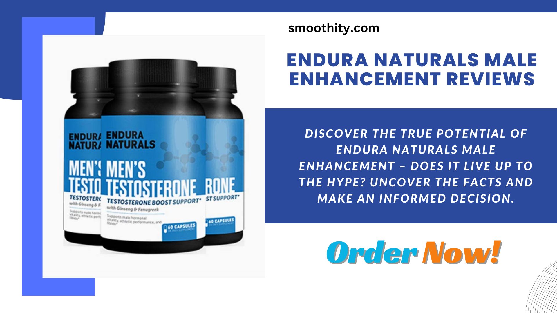 Endura Naturals Male Enhancement Reviews – Does It Work What They Won’t Tell You!