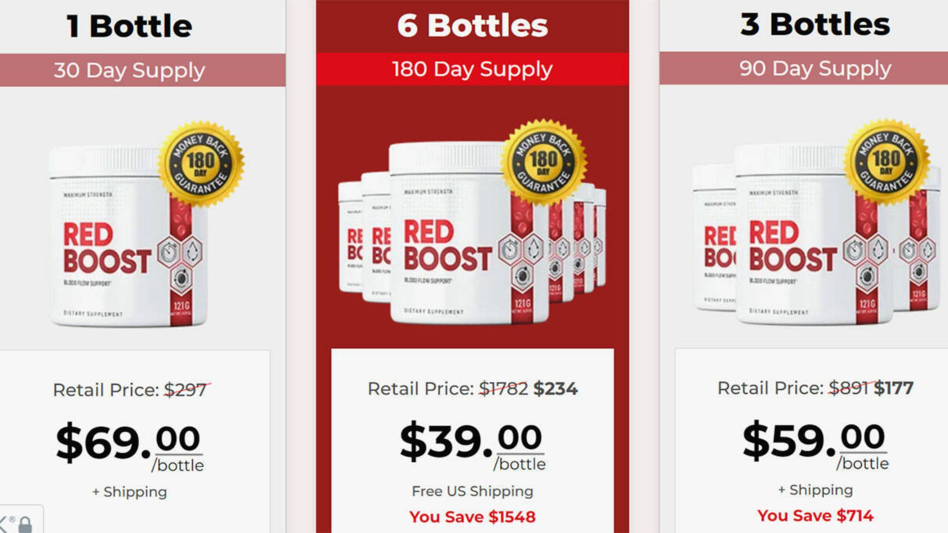 Red Boost Male Enhancement prices